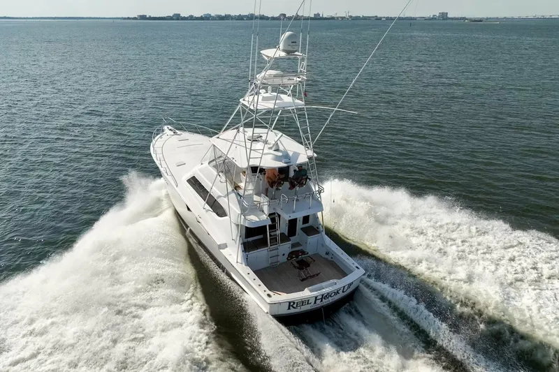 Slide: The Image of Hatteras 60 Reel Hook'Up - Exterior Profile 2002 Hatteras 60 Convertible Reel Hook'Up - 7655488