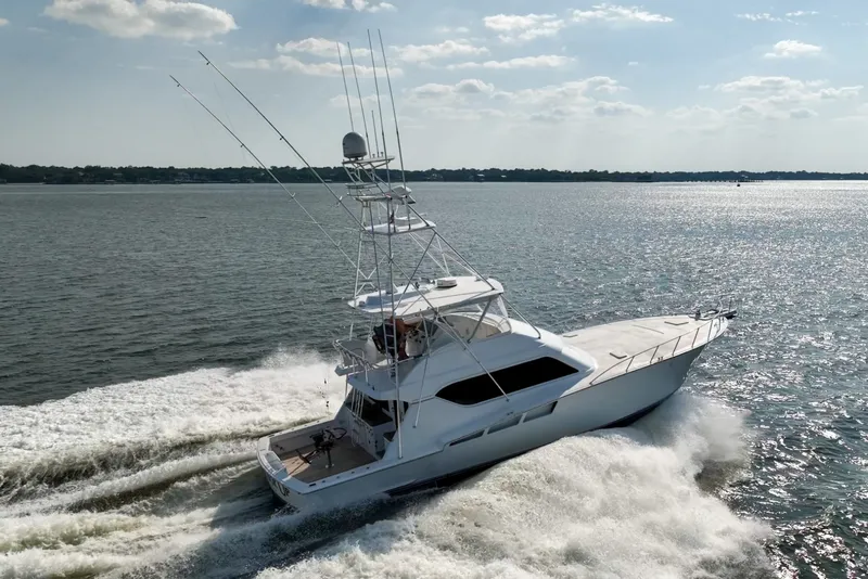 Slide: The Image of Hatteras 60 Reel Hook'Up - Exterior Profile 2002 Hatteras 60 Convertible Reel Hook'Up - 7382576