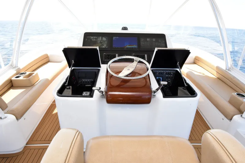 Slide: The Image of 2016 Viking 55 Convertible TAG Team Helm - 6112505