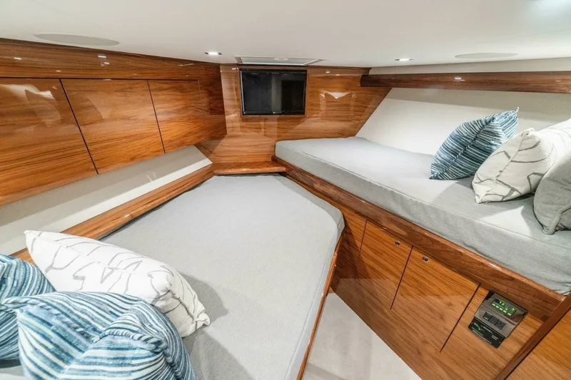 Slide: The Image of 64 Viking Convertible Forward Stateroom - 6137294