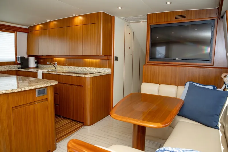 Slide: The Image of Viking 60 DEBS JEM - Dinette & Galley 2008 Viking 60 Convertible DEBS JEM - 6135943