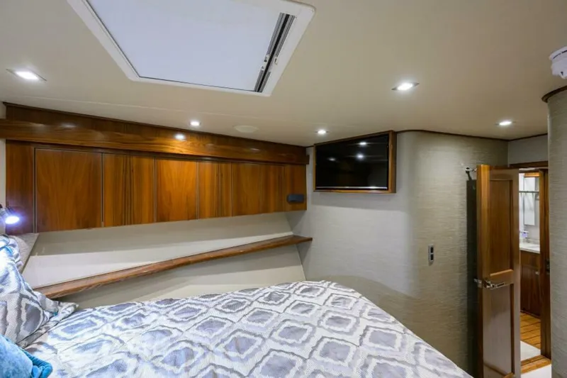 Slide: The Image of Viking 80 - LAMPLIGHTER - Forward Stateroom 2019 Viking 80 Convertible LAMPLIGHTER - 6141795