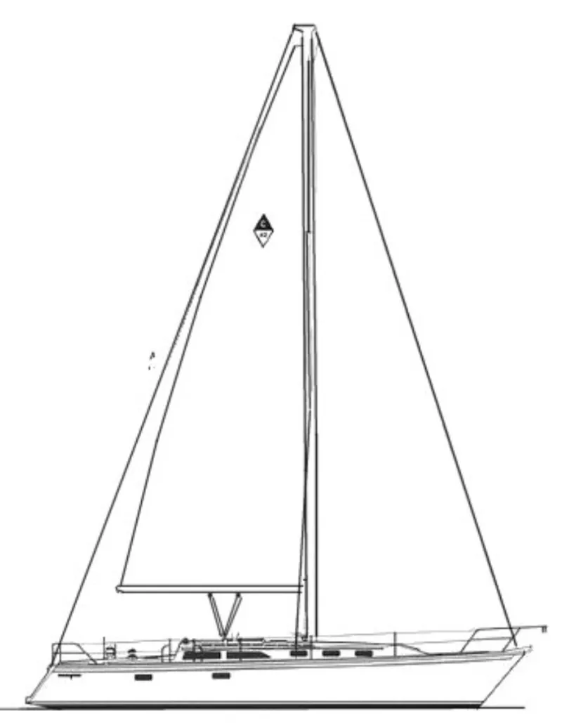 Slide: The Image of Catalina 42 mark 1 1995 - 6142476