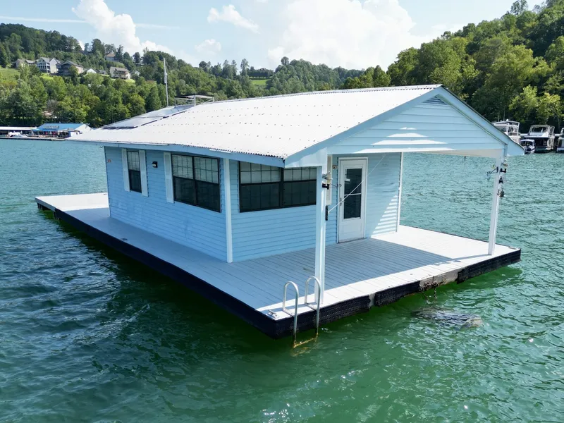 Slide: The Image of Custom 18 x 24 Off-Grid Floating Cabin Approx 385sqft 1978 - 6145754