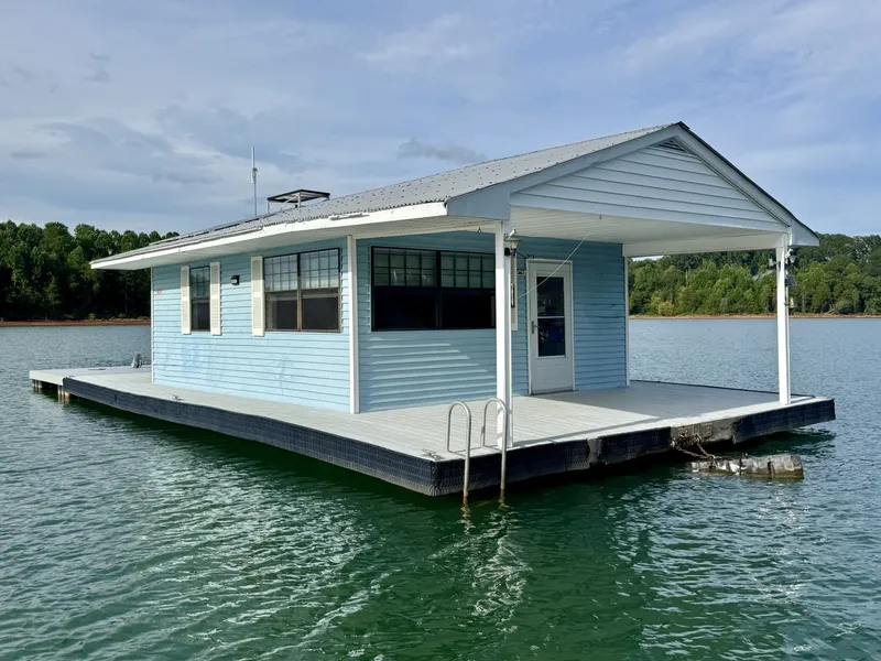 Slide: The Image of Custom 18 x 24 Off-Grid Floating Cabin Approx 385sqft 1978 - 6145855