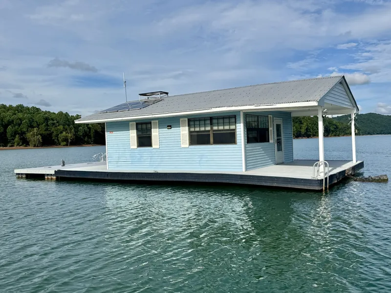 Slide: The Image of Custom 18 x 24 Off-Grid Floating Cabin Approx 385sqft 1978 - 6145856