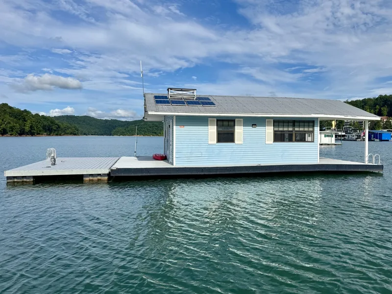 Slide: The Image of Custom 18 x 24 Off-Grid Floating Cabin Approx 385sqft 1978 - 6145858