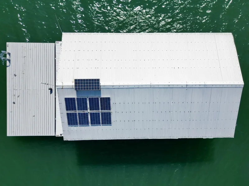 Slide: The Image of Custom 18 x 24 Off-Grid Floating Cabin Approx 385sqft 1978 - 6145860