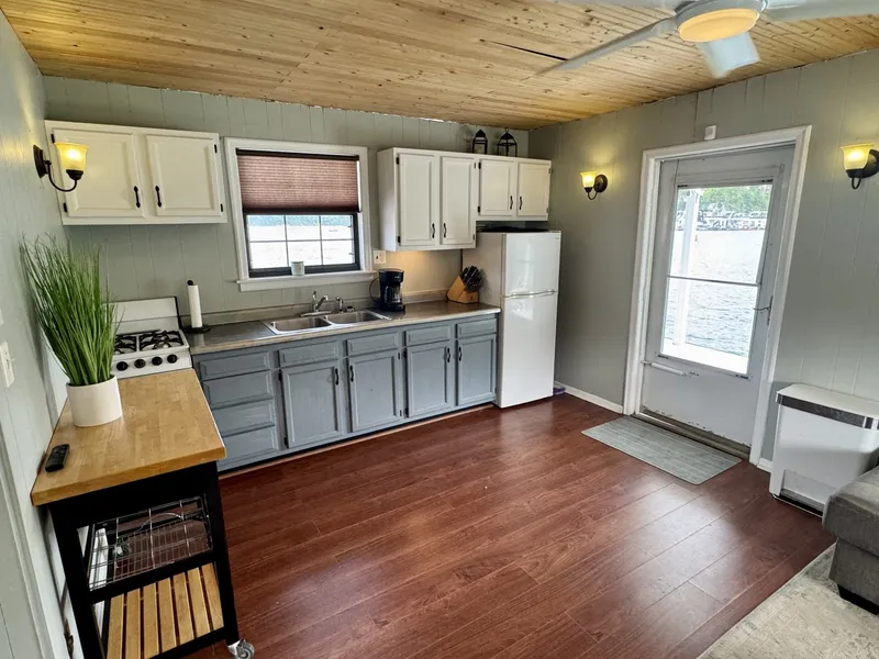Slide: The Image of Custom 18 x 24 Off-Grid Floating Cabin Approx 385sqft 1978 - 6145760