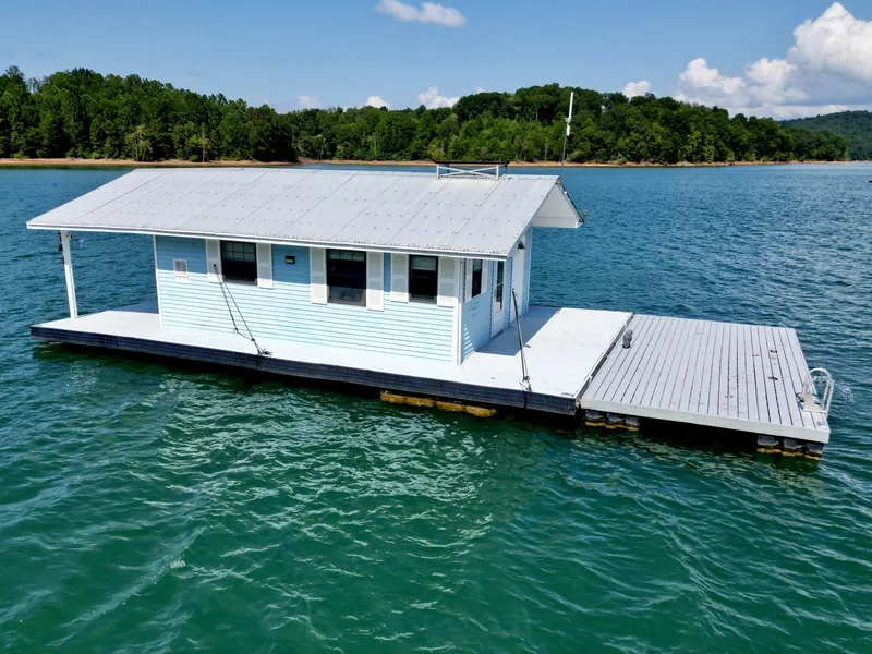 Slide: The Image of Custom 18 x 24 Off-Grid Floating Cabin Approx 385sqft 1978 - 6145746