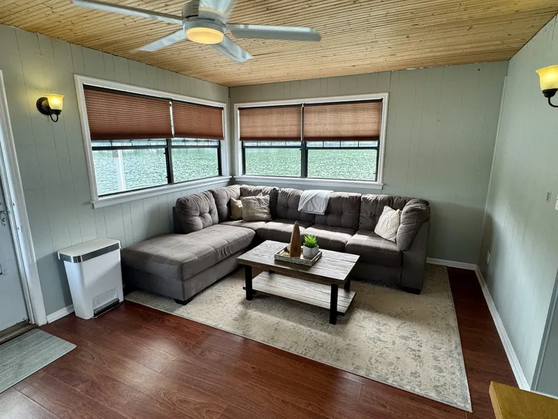 Slide: The Image of Custom 18 x 24 Off-Grid Floating Cabin Approx 385sqft 1978 - 6145766