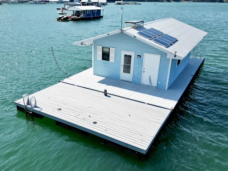 Slide: The Image of Custom 18 x 24 Off-Grid Floating Cabin Approx 385sqft 1978 - 6145749