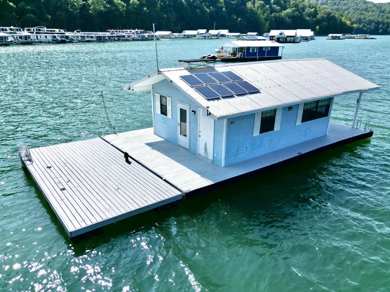 Slide: The Image of Custom 18 x 24 Off-Grid Floating Cabin Approx 385sqft 1978 - 6145750