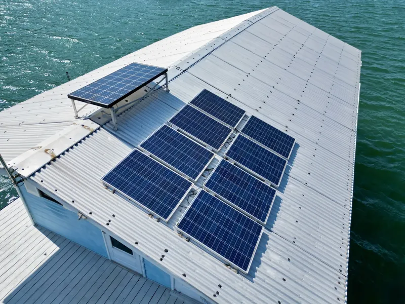Slide: The Image of Custom 18 x 24 Off-Grid Floating Cabin Approx 385sqft 1978 - 6145810