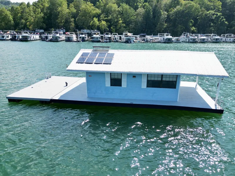 Slide: The Image of Custom 18 x 24 Off-Grid Floating Cabin Approx 385sqft 1978 - 6145751