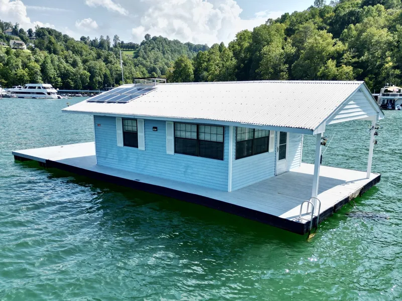 Slide: The Image of Custom 18 x 24 Off-Grid Floating Cabin Approx 385sqft 1978 - 6145753
