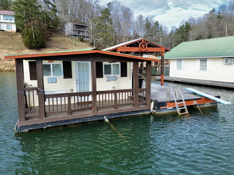 Slide: The Image of Custom 16 x 26 Floating Cabin Project 395sqft 1978 - 6145888