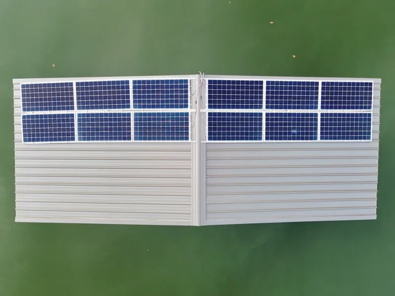 Slide: The Image of Custom Premier Docks 16 x 40 Solar Powered Dock 2022 - 6145997
