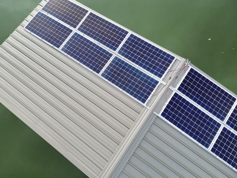 Slide: The Image of Custom Premier Docks 16 x 40 Solar Powered Dock 2022 - 6145998