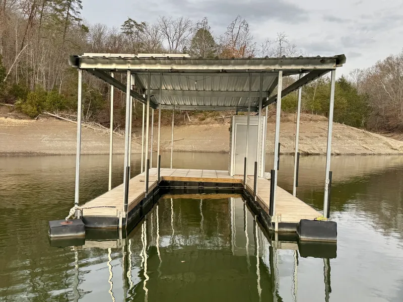 Slide: The Image of Custom Premier Docks 16 x 40 Solar Powered Dock 2022 - 6146007