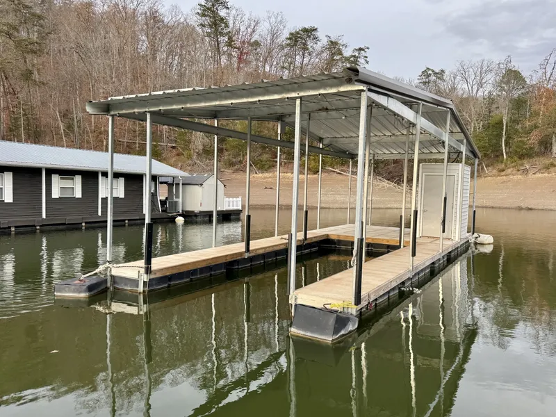 Slide: The Image of Custom Premier Docks 16 x 40 Solar Powered Dock 2022 - 6146008