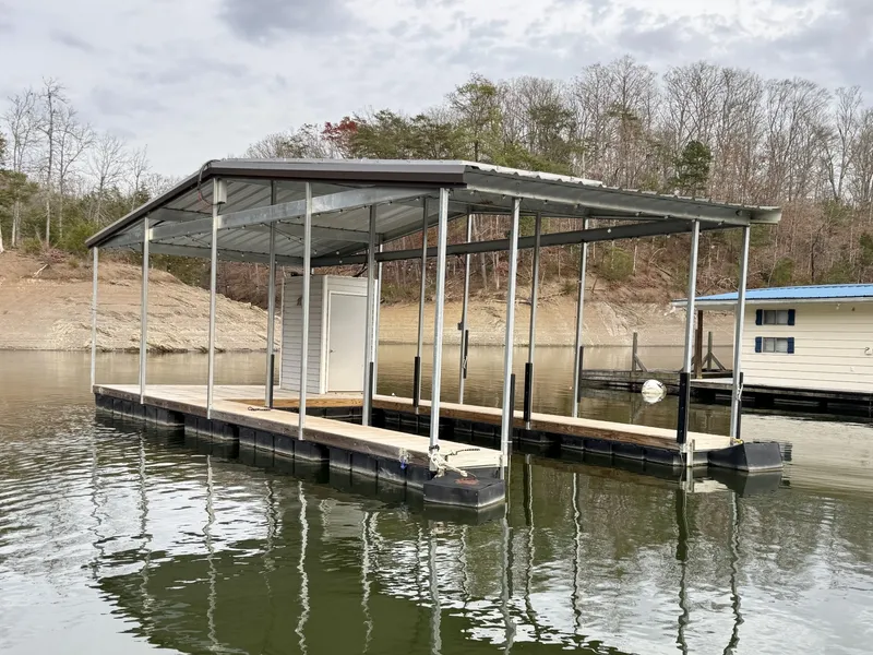 Slide: The Image of Custom Premier Docks 16 x 40 Solar Powered Dock 2022 - 6146014
