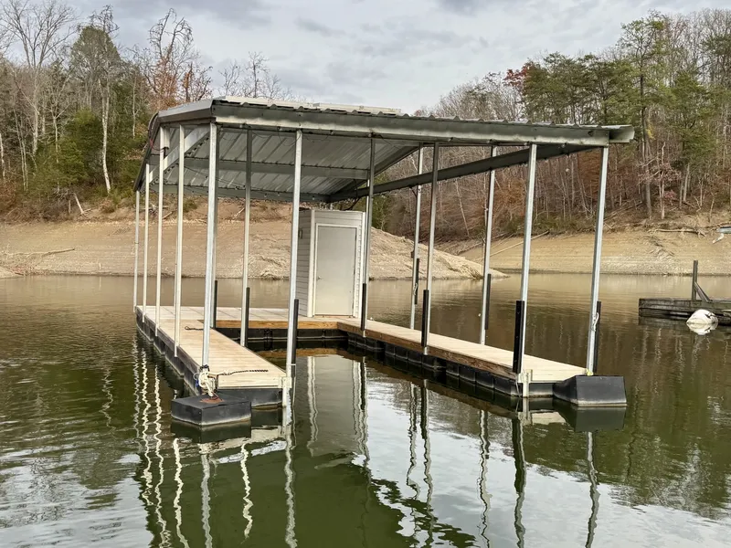 Slide: The Image of Custom Premier Docks 16 x 40 Solar Powered Dock 2022 - 6146015