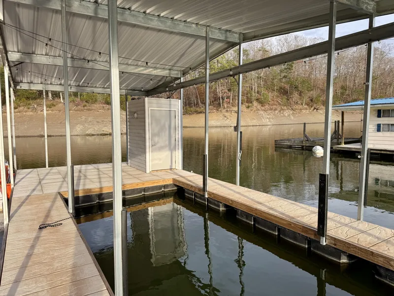 Slide: The Image of Custom Premier Docks 16 x 40 Solar Powered Dock 2022 - 6146016