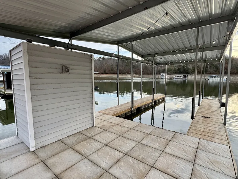 Slide: The Image of Custom Premier Docks 16 x 40 Solar Powered Dock 2022 - 6146040