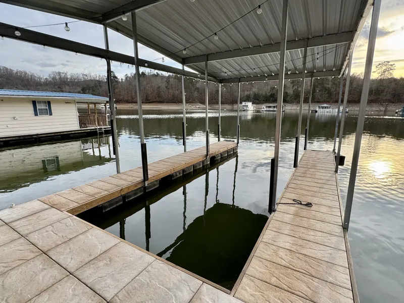 Slide: The Image of Custom Premier Docks 16 x 40 Solar Powered Dock 2022 - 6146041