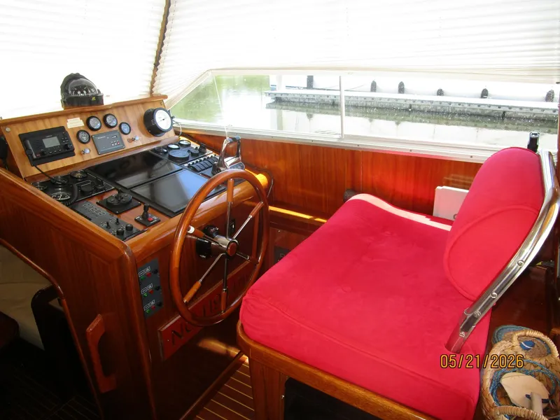Slide: The Image of 43' Menorquin pilothouse helm1 - 6155181