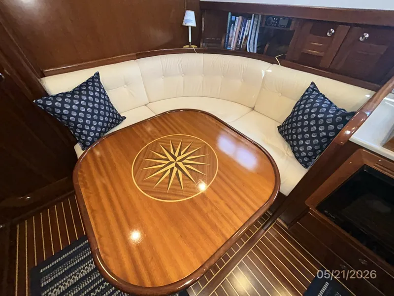 Slide: The Image of 43' Menorquin salon seating - 6155194