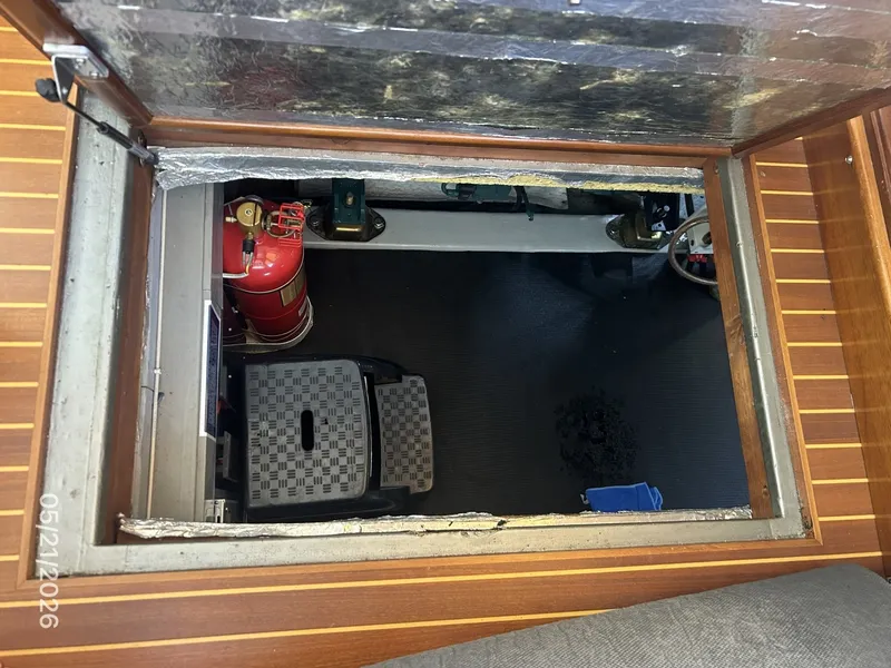 Slide: The Image of 43' Menorquin engine room access - 6155155