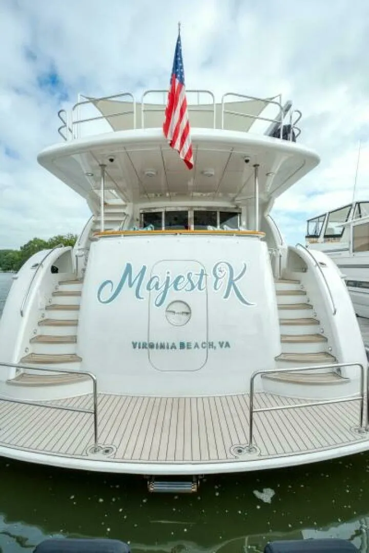 Slide: The Image of Hatteras 80 Enclosed Bridge 2007 - 7655682