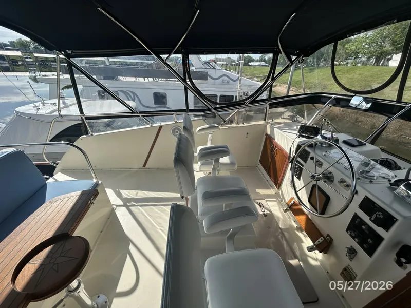 Slide: The Image of 42' Hatteras flybridge port - 6248065