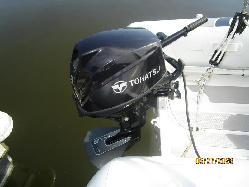 Slide: The Image of 42' Hatteras tender outboard - 6248133