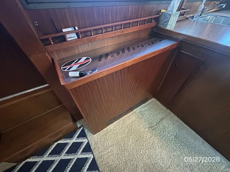 Slide: The Image of 42' Hatteras salon TV lift1 - 6248116