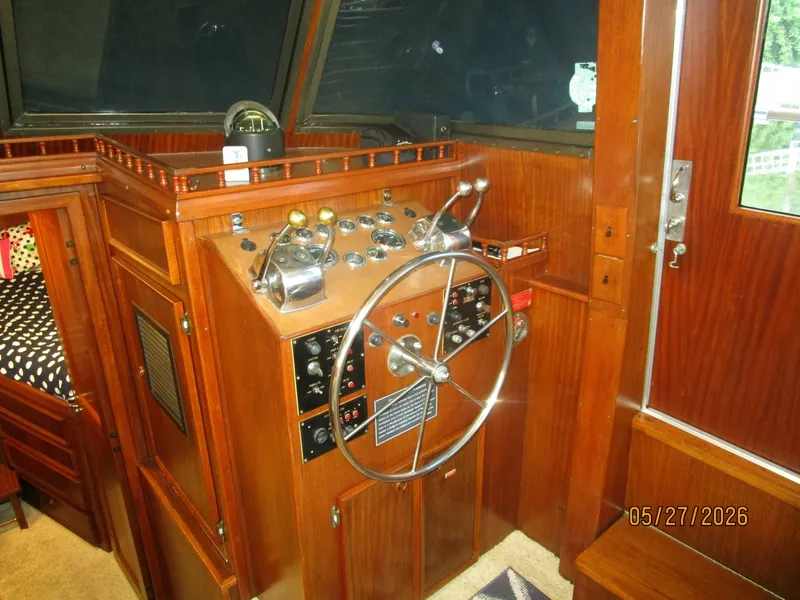 Slide: The Image of 42' Hatteras lower helm2 - 6248087