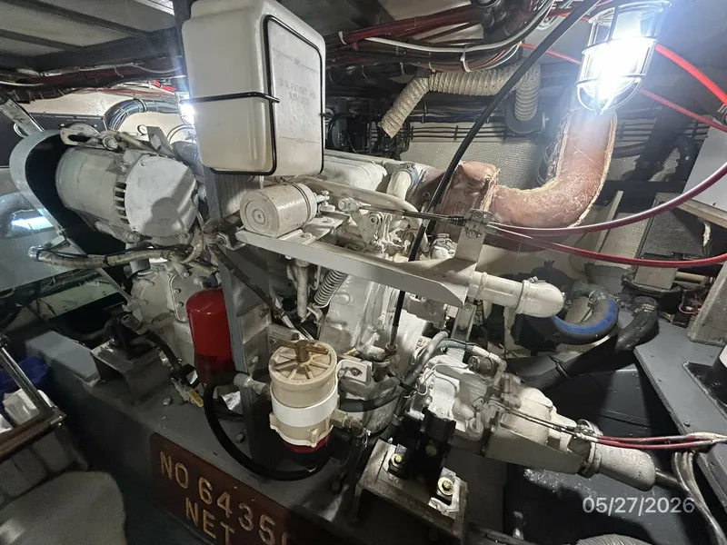 Slide: The Image of 42' Hatteras starboard main engine2 - 6248120