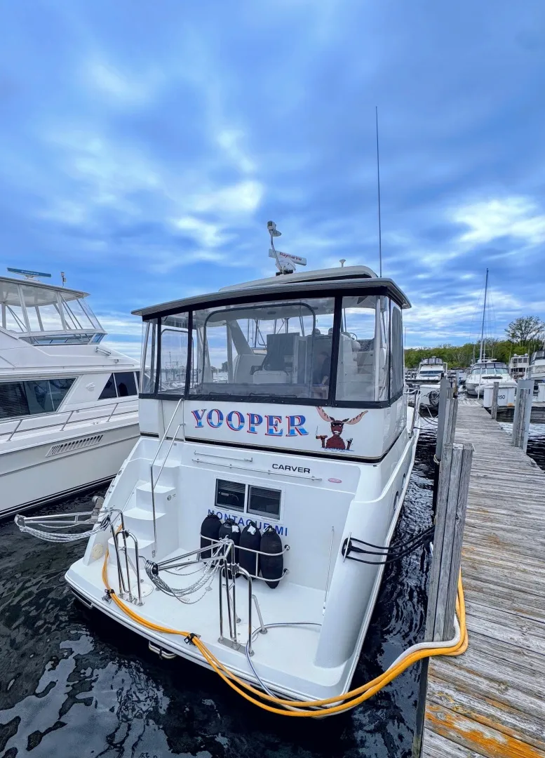 Slide: The Image of Carver Yachts 406 Aft Cabin Motor Yacht 1999 - 6249718