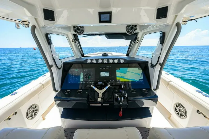 Slide: The Image of Solace 41 Helm Electronics 2021 Solace 41 Center Console - 7655767