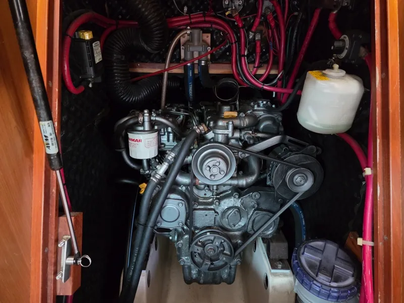 Slide: The Image of Engine compartment with Yanmar 4JH2-TE - 6257940