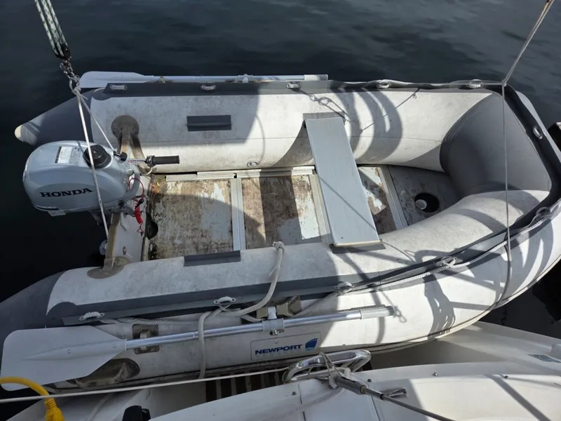 Slide: The Image of Newsport tender with 2.3hp Honda outboard - 6257955