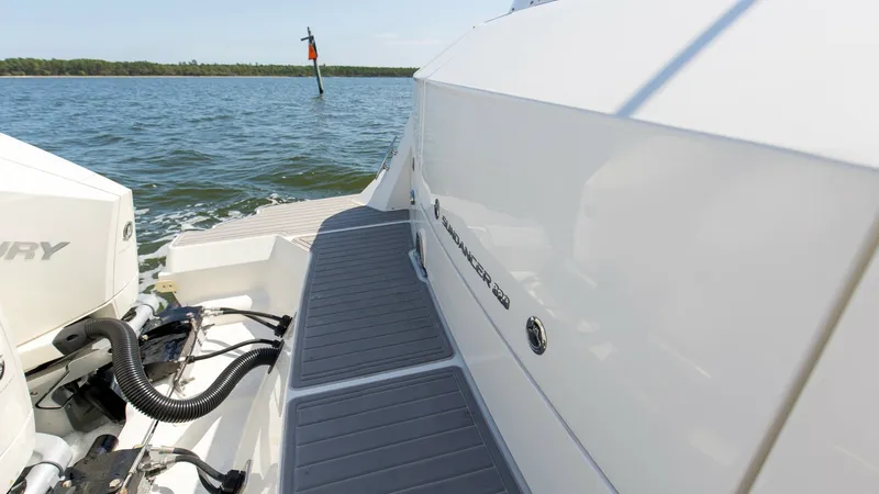 Slide: The Image of 2022 32 Sea Ray 320 Sundancer OB Raya Sunshine Rear Platform - 6312470