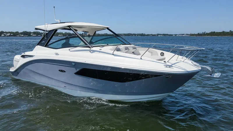 Slide: The Image of 2022 32 Sea Ray 320 Sundancer OB Raya Sunshine Exterior Profiles (12) - 6312487