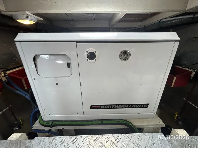Slide: The Image of 46' Grand Banks generator sound box - 6284923