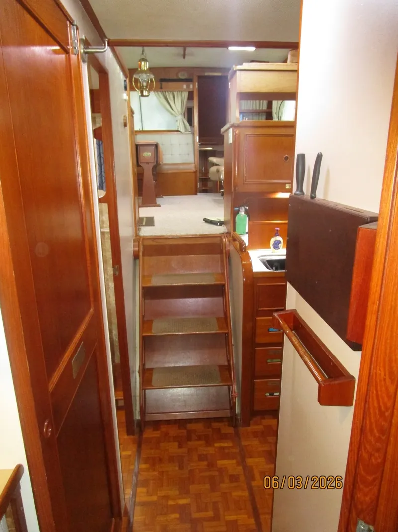 Slide: The Image of 46' Grand Banks forward companionway - 6284917