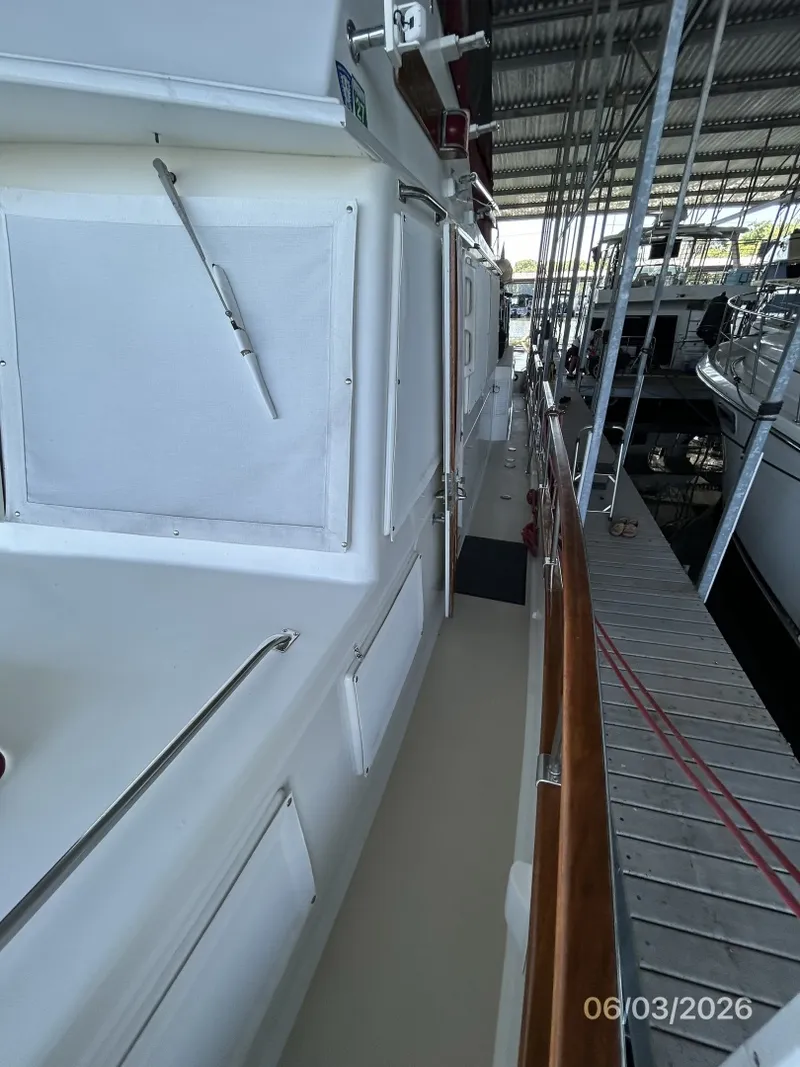 Slide: The Image of 46' Grand Banks port side deck1 - 6284949