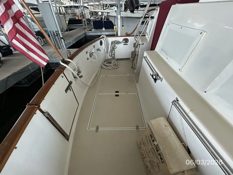 Slide: The Image of 46' Grand Banks aftdeck port - 6284888