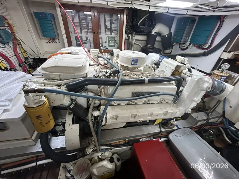 Slide: The Image of 46' Grand Banks starboard main engine - 6284962